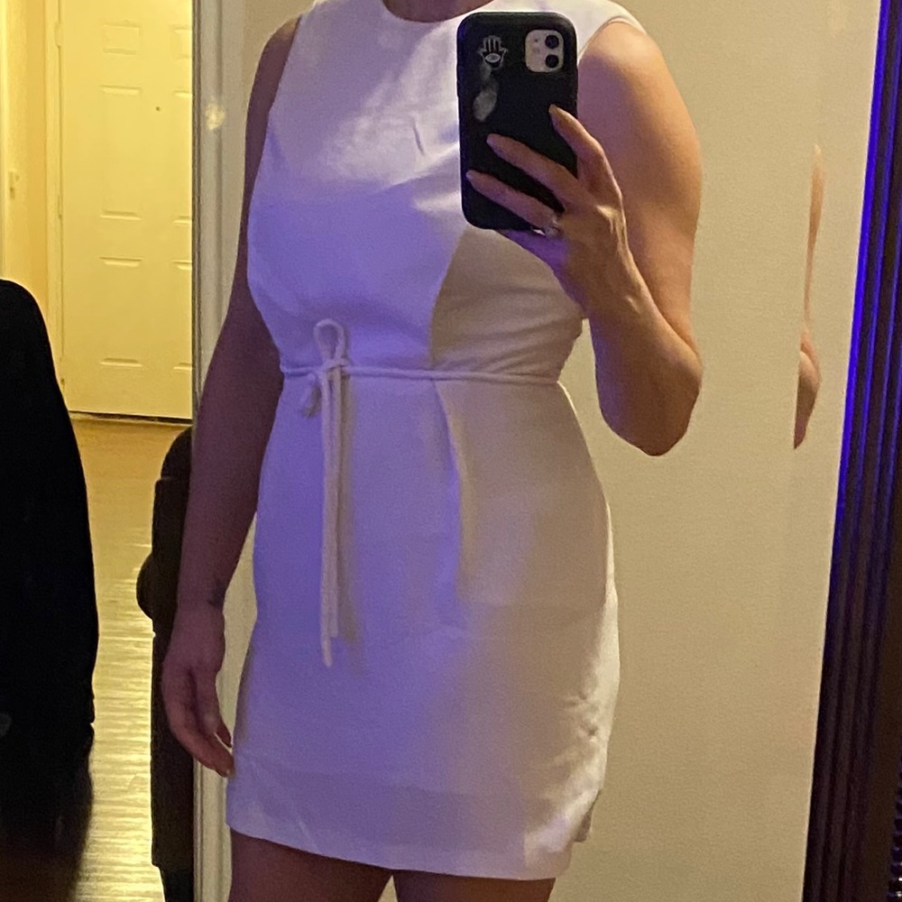 Ivory Armani Exchange Dress